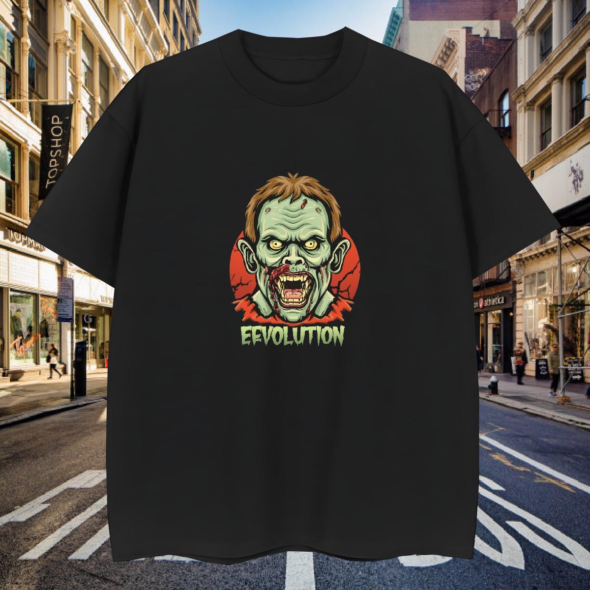 Comfortable Man T Shirts 230g Cotton skull High Street Hip Hop Plus Size Custom Short Sleeve Soft Tshirts 2024 New Tee Shirt