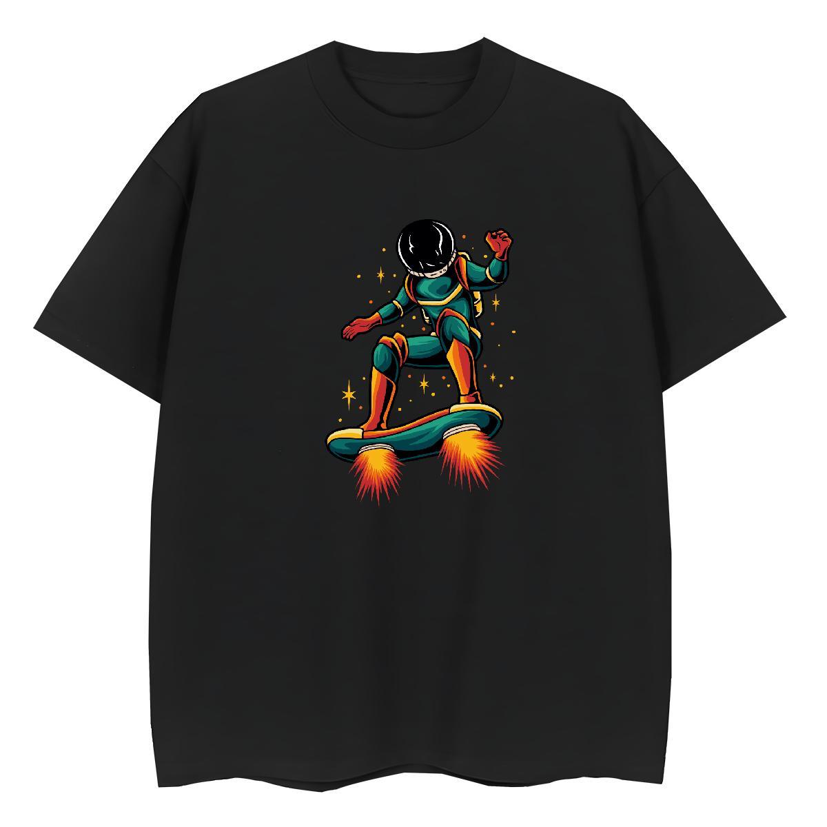 Unisex Womens Tshirts 230g 100% Cotton universe Casual Womens T Shirts Comfortable Plus Size Custom Tops
