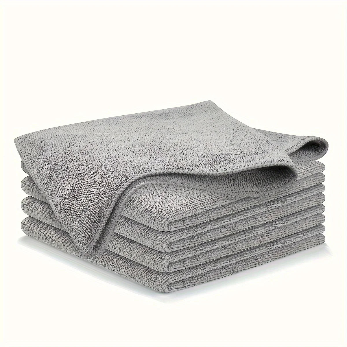 51020 kitchen towels ultrafine fiber light gray cleaning cloth set absorbent soft dye removal 240824