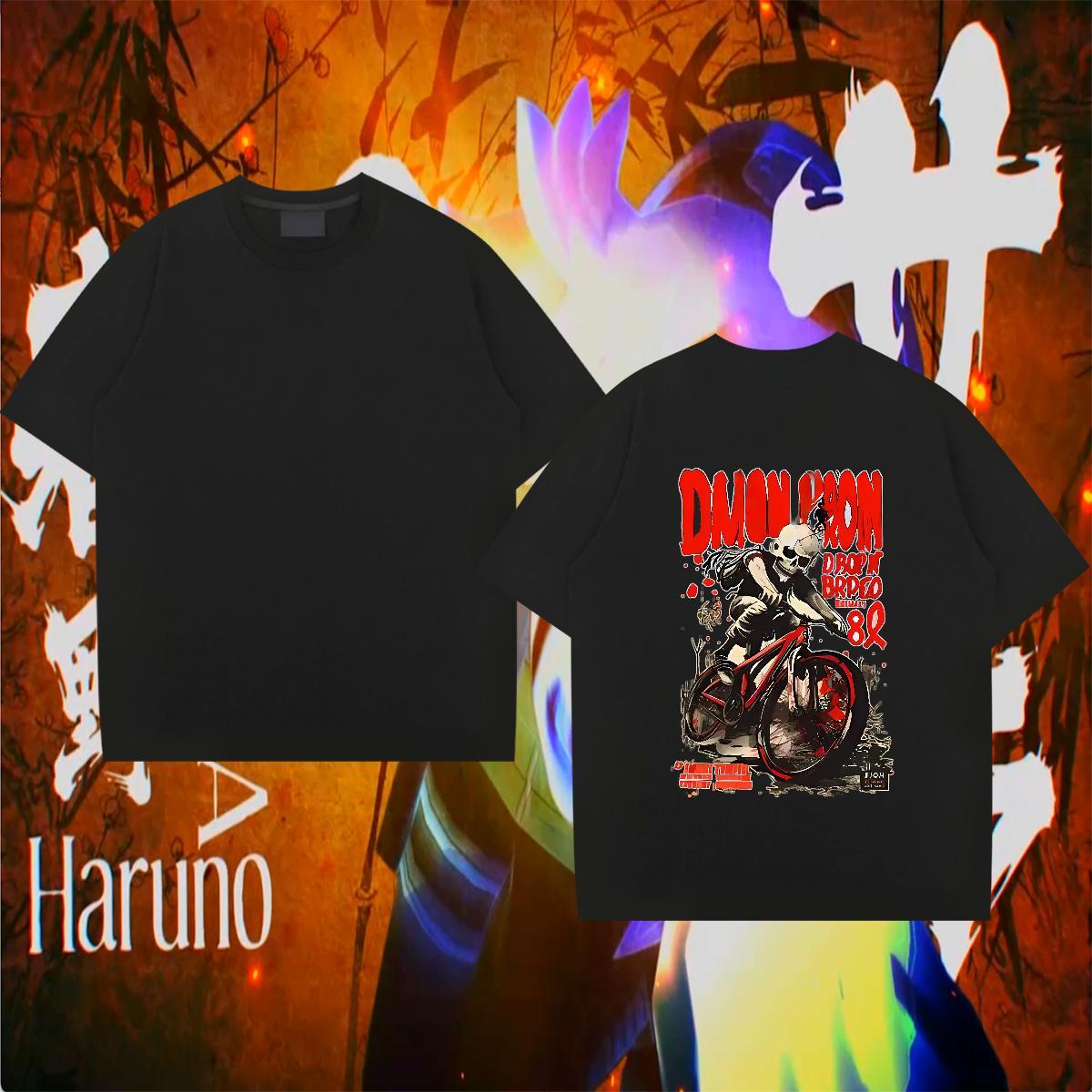 Popular Men T Shirts 100% Cotton 230g skull Beach Custom Big Size Pure Cotton Men Tshirts 2024 New Tops