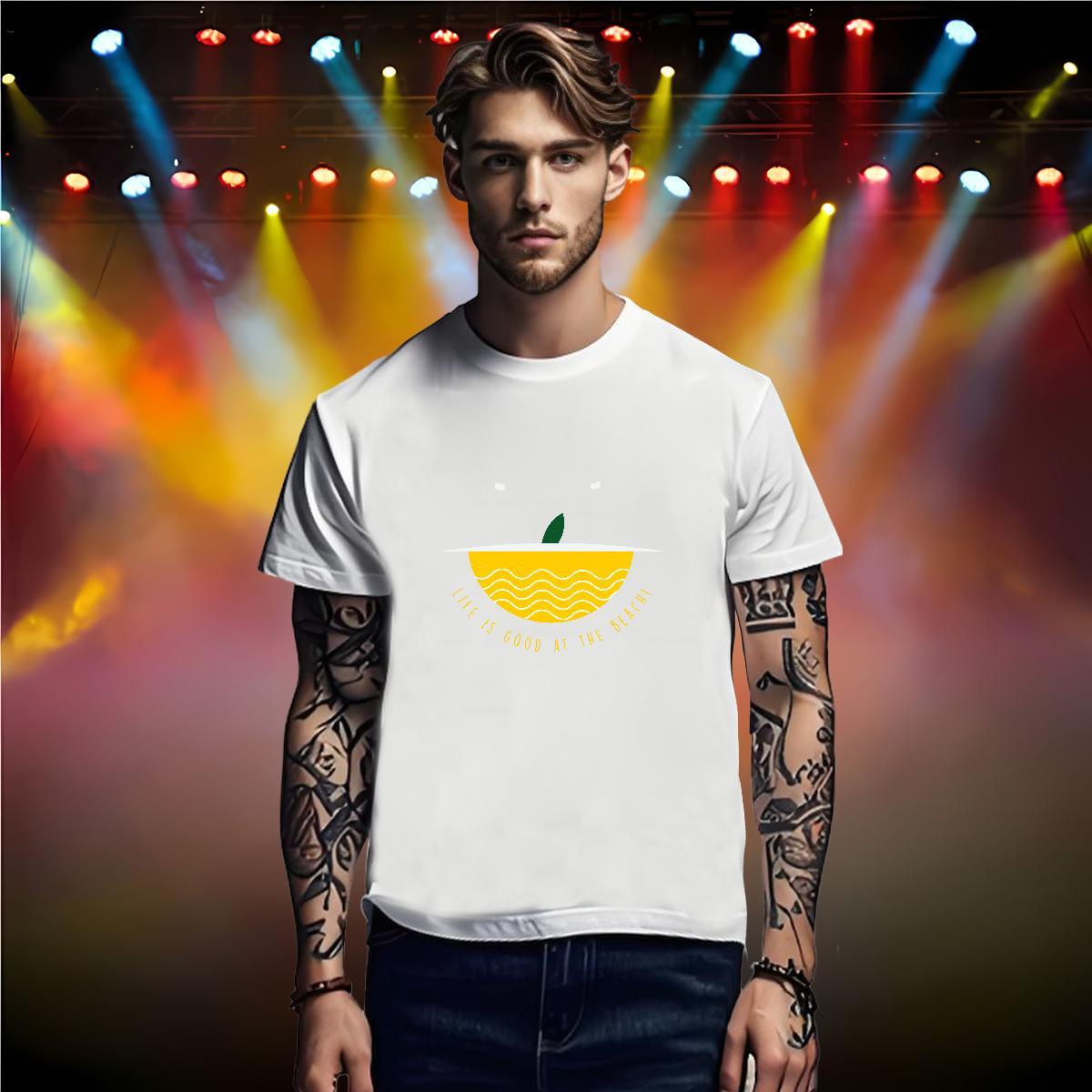 Soft T shirt 100% Cotton 230g sea Street White Plus Size Pure Cotton Men Clothes T-Shirt Classic Casual Tees
