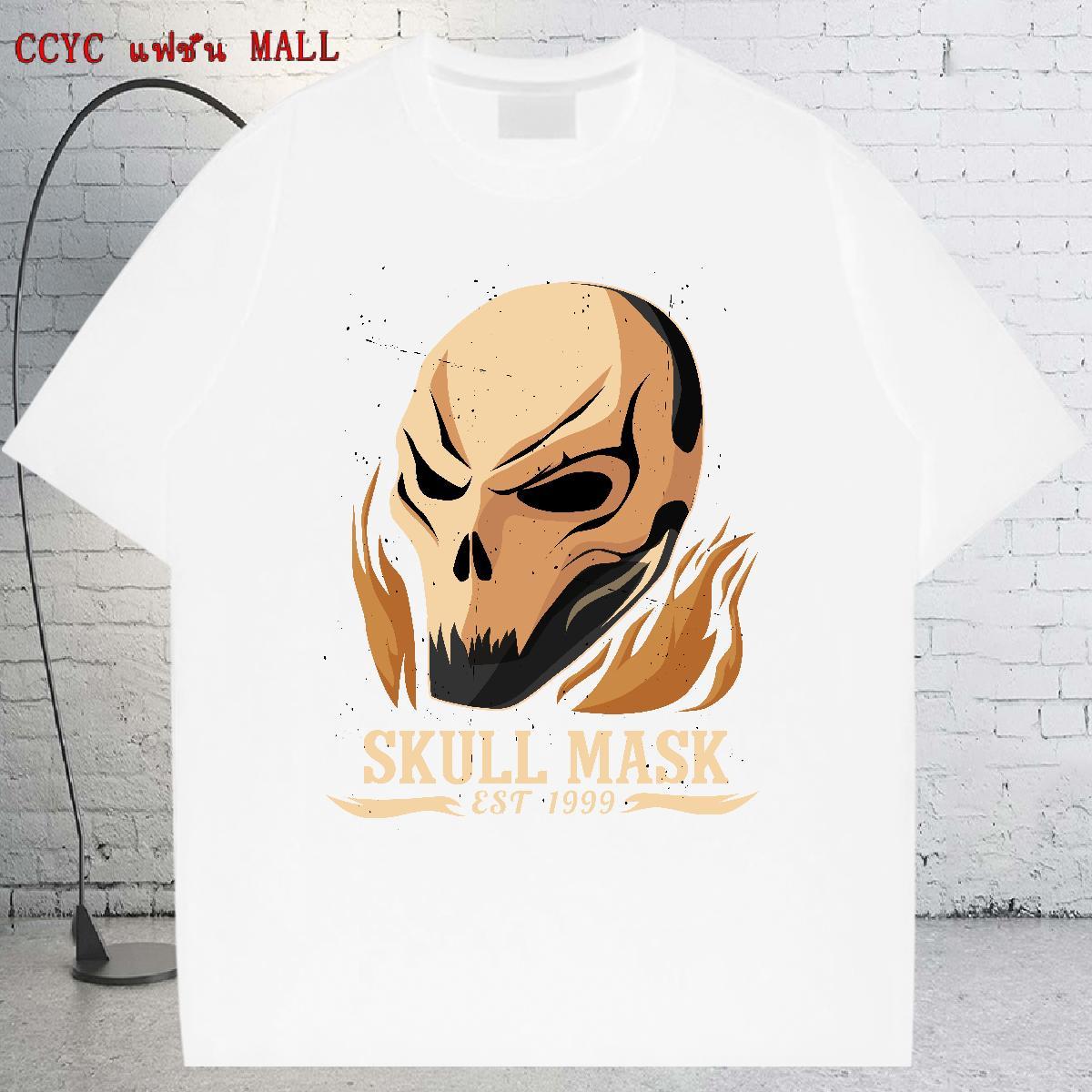TOP Quality Men T Shirts 230g 100% Cotton skull Home Outdoor Oversized 4XL Breathable Short Sleeve Tshirts New Arrival Tops Tees