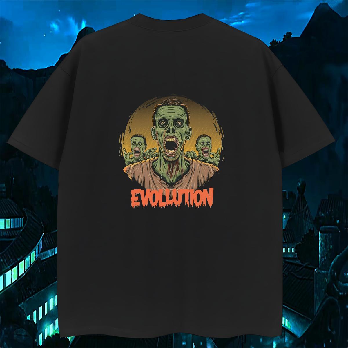 Loose Mens T Shirts 230g Pure Cotton skull Sport DIY Printed Crew Neck Breathable Couples T Shirts Brand Tee Shirt