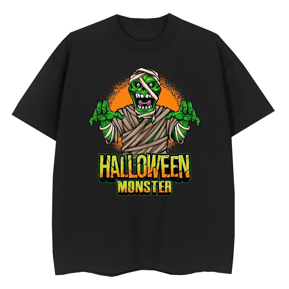TOP Quality T Shirt For Man 100% Cotton 230g skull Daily Outfit Anime Print O-Neck Short Sleeve Men Tops Tees Custom Polos