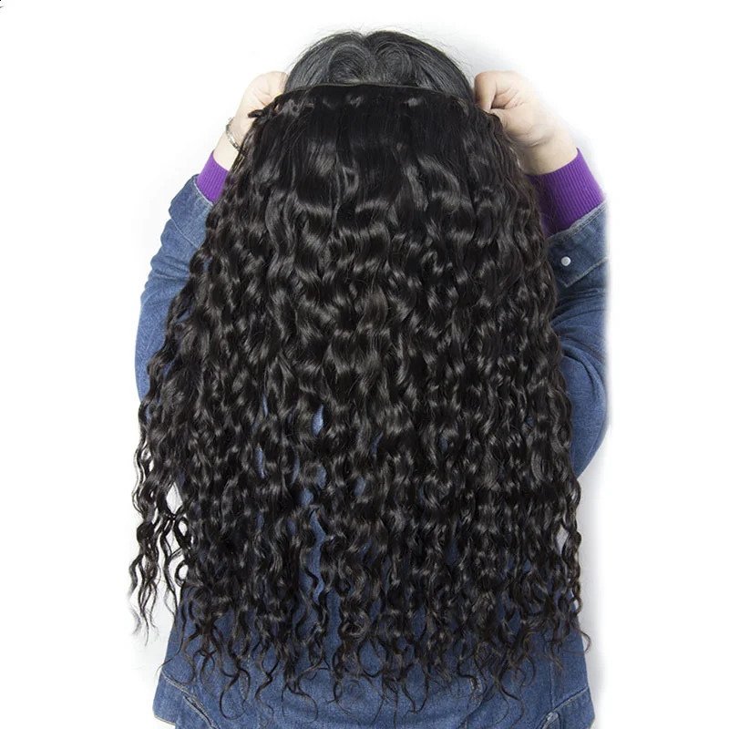 PerisModa Water Wave Bundles for Women Peruvian Weaving Virgin Human Hair s Wet and Wavy 134 Pcs 240801
