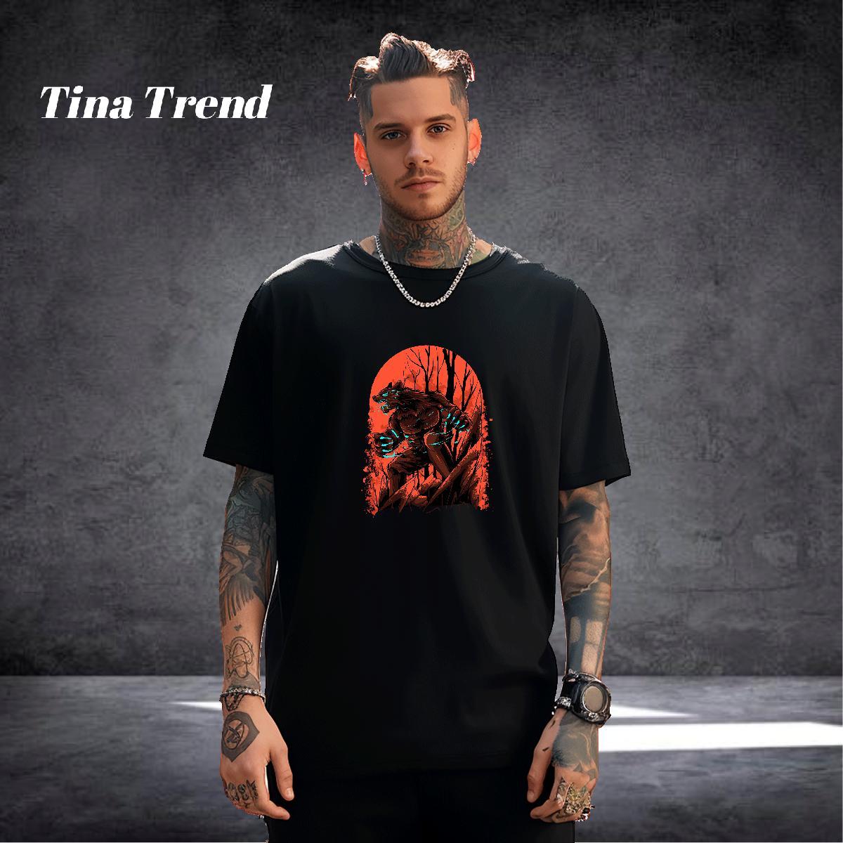 Cool T shirt 100% Cotton 230g skull Hip Hop Street Skull Breathable Short Sleeve Couples T Shirts Fashion Top Tees