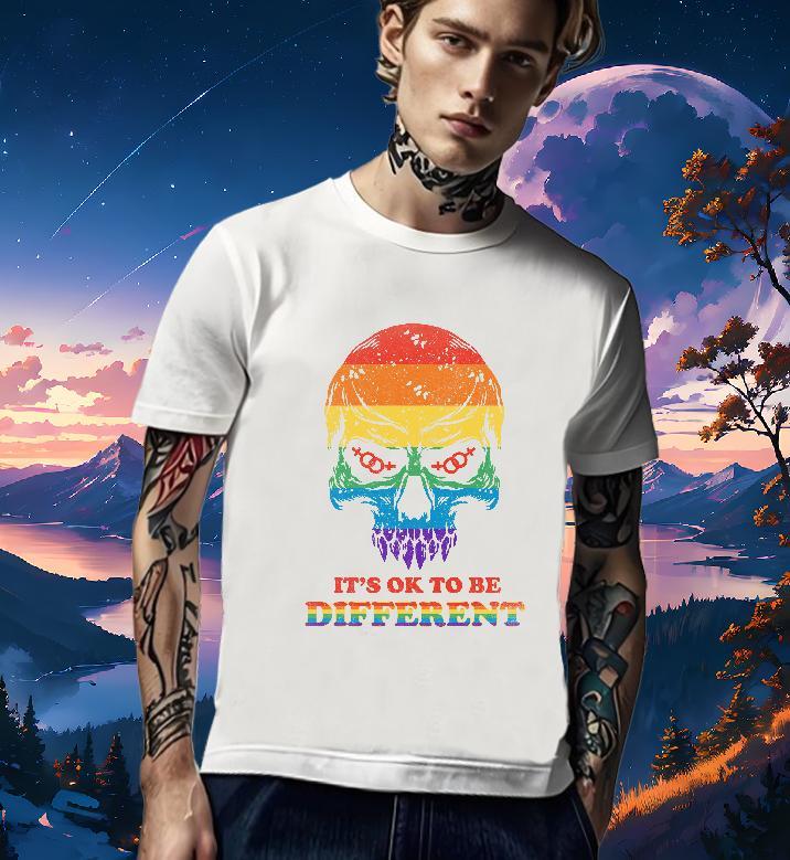 Comfortable T-Shirts for Men 230g Pure Cotton skull Street Wear Skull Short Sleeve O-Neck Men Tshirts 2024 Summer Tees Shirts