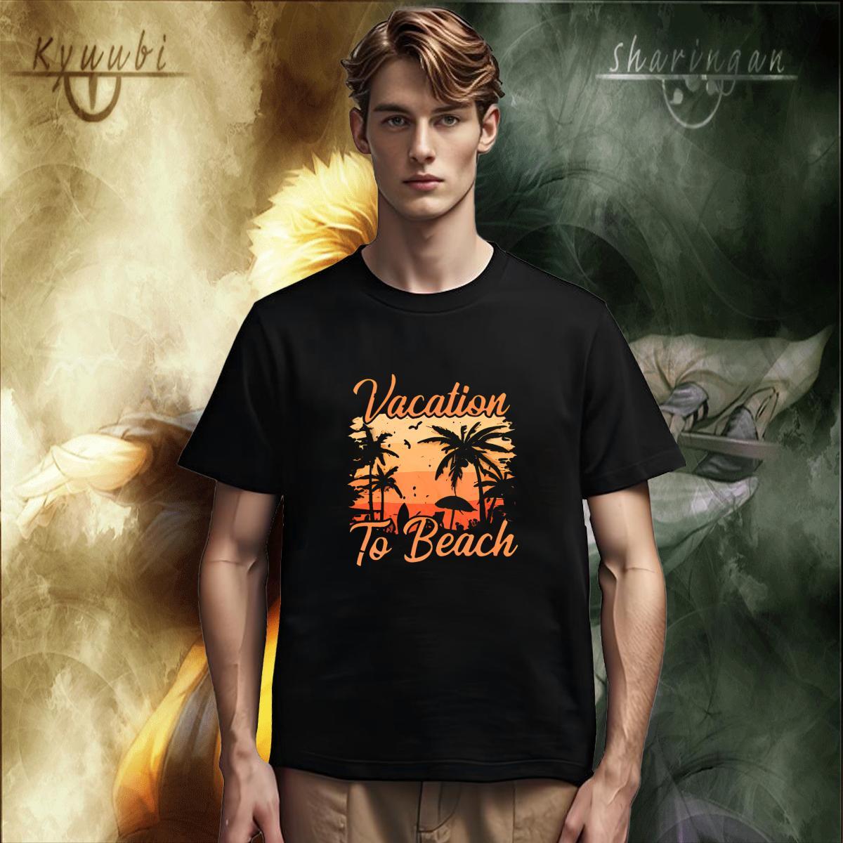 Wholesale Men T Shirts 230g Cotton tree Daily Outfit Oversized 4XL Breathable Men Tshirts 2024 Polos
