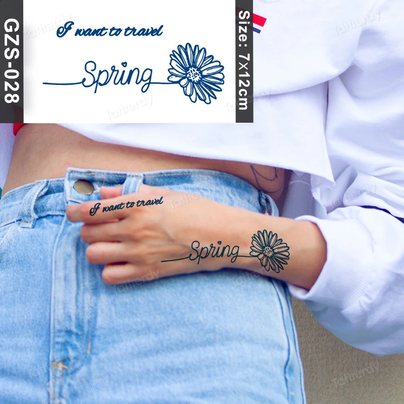 10 pieces/batch semi anent temporary tattoo stickers herbal juice ink long-lasting hand and finger small size tattoo waterproof stickers 240823