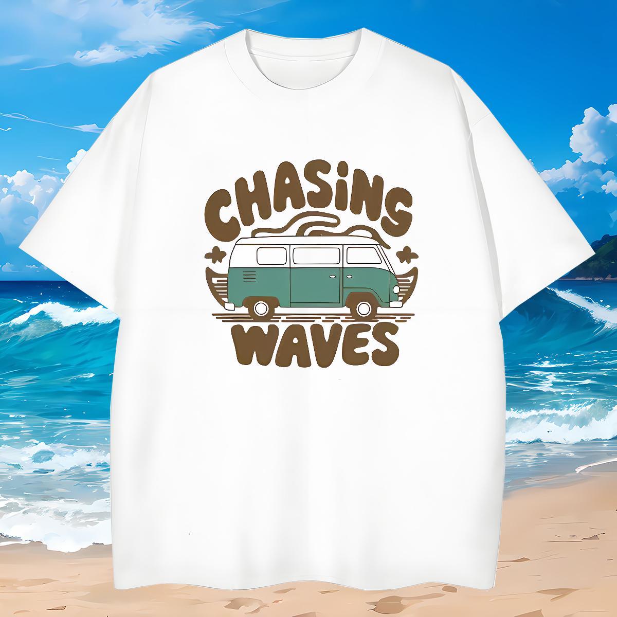 Loose Fit T Shirt For Man 230g 100% Cotton car Street wear Hip Hop DIY Anime Breathable Men Clothes T-Shirt New Tees Shirts