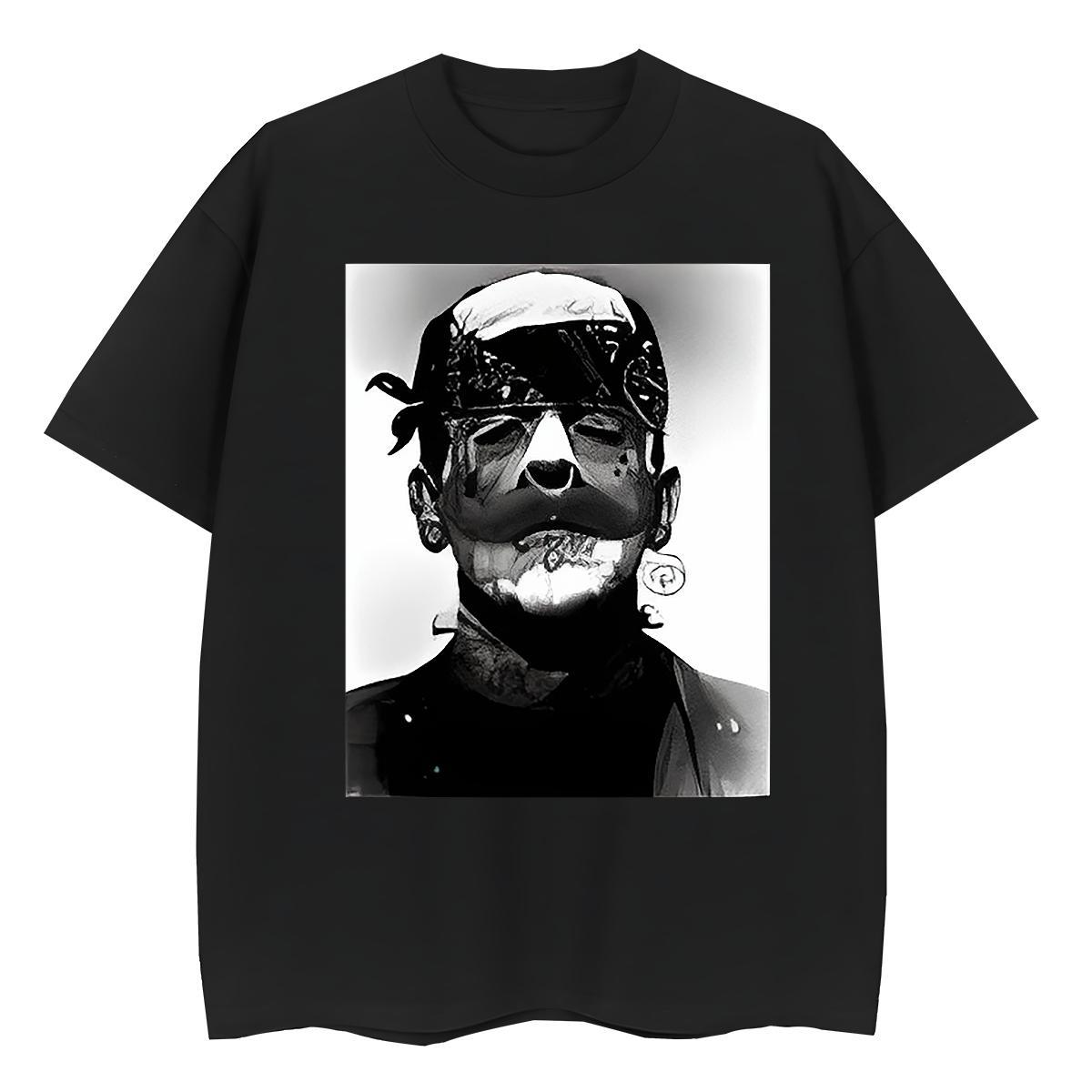 Cool T Shirts Men 100% Cotton 230g portrait Street Casual Custom Printed O Neck Short Sleeves Men Tops Tees Customized Clothings