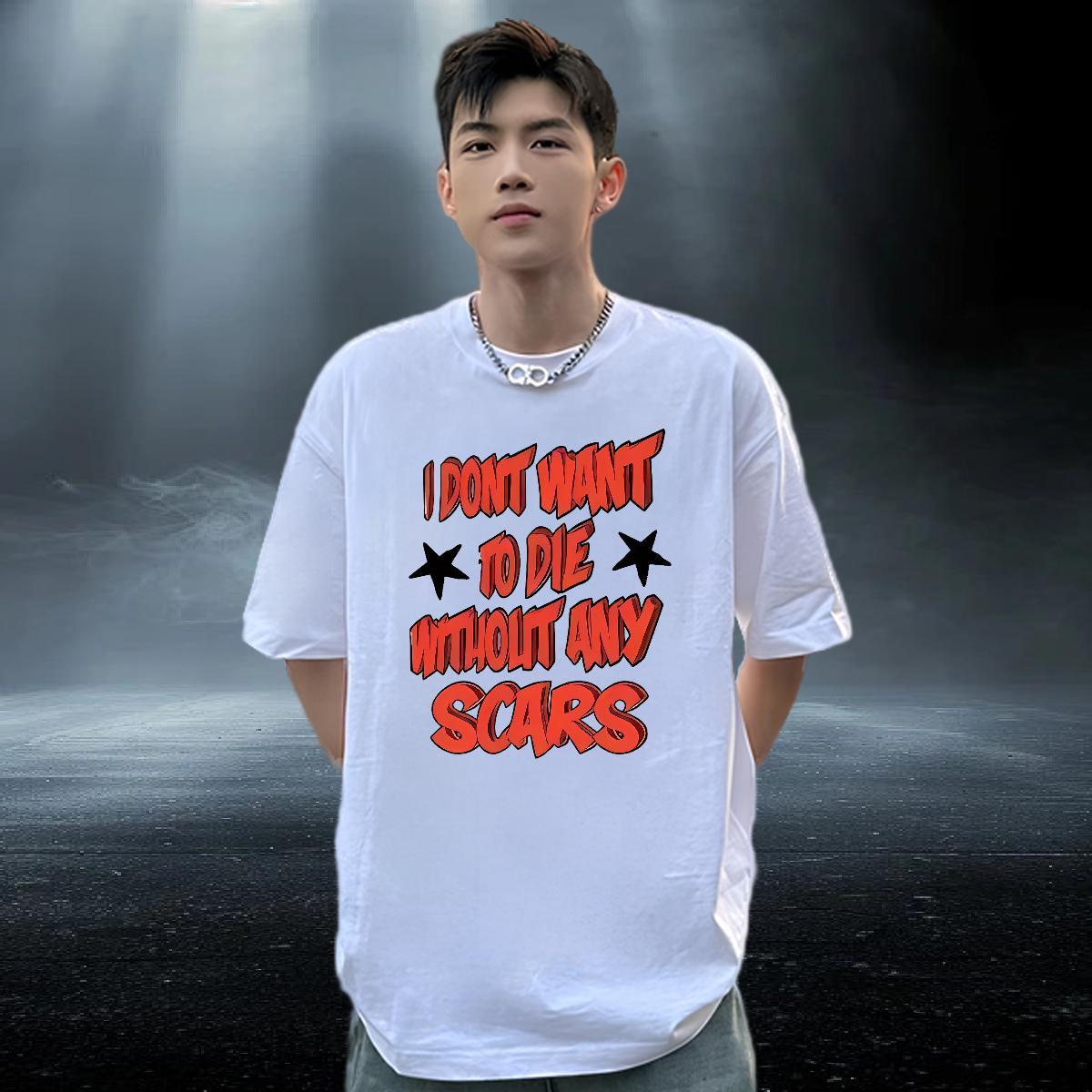 Designer Men Tees letter Anime Printing Street 100% Cotton 230g Tees Shirts Breathable Short Sleeve Popular Man T Shirts Customized Print