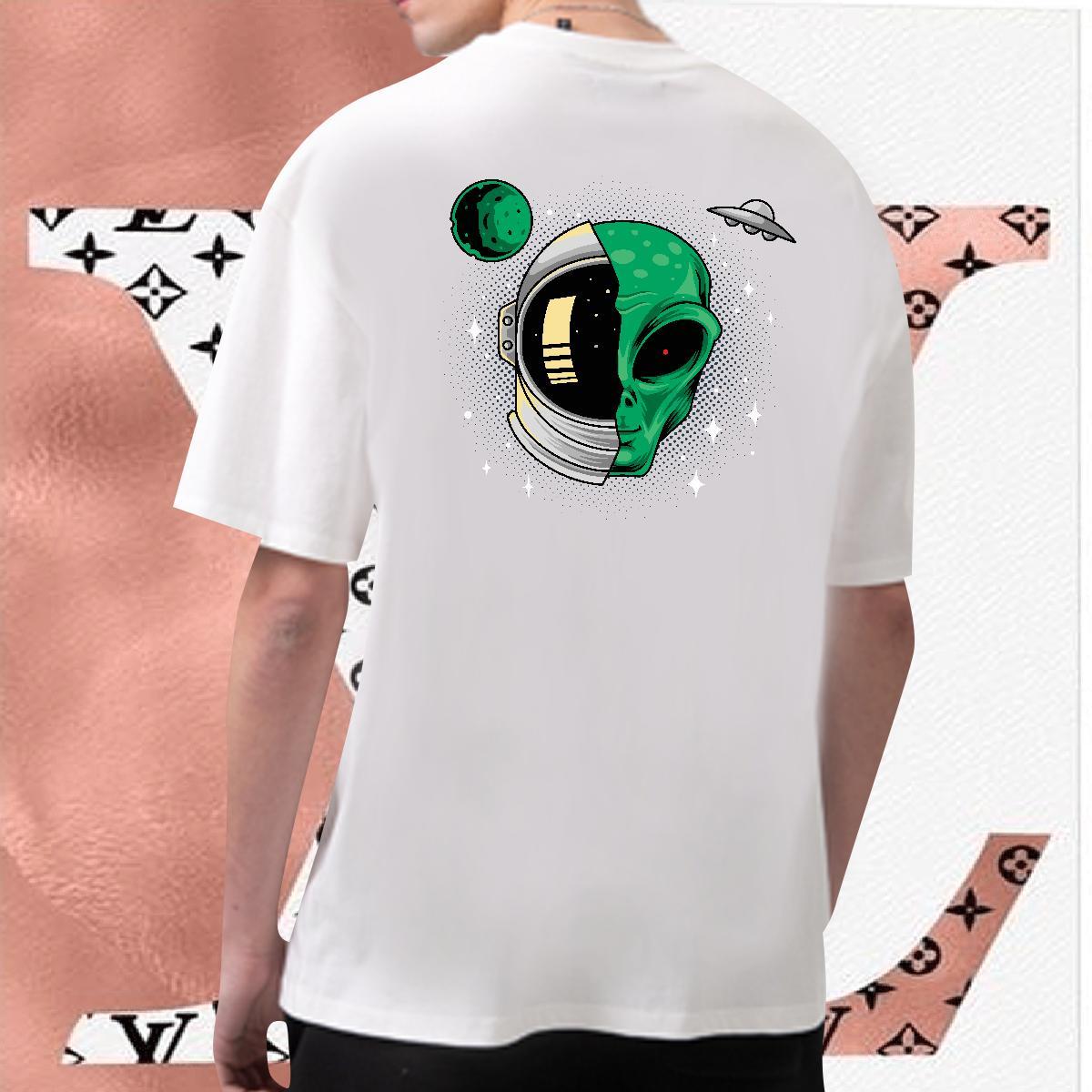 Designer T-Shirts for Men 230g 100% Cotton ET Daily Outfit Custom Cartoon Short Sleeve Soft Tshirts 2024 Designer Tees