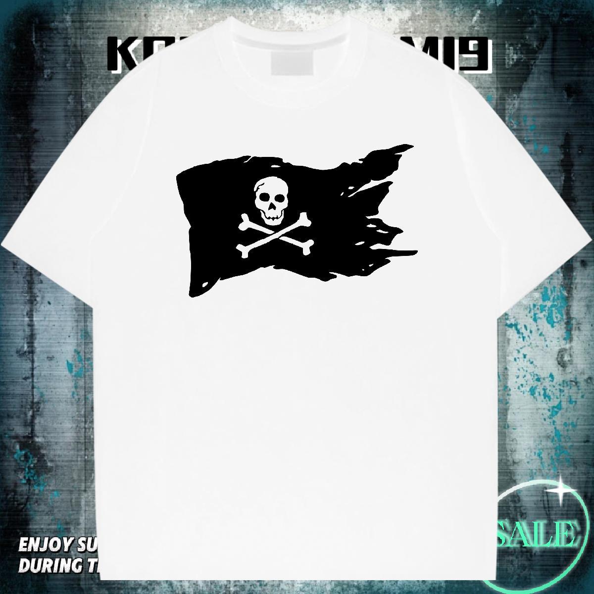 Classic Men T Shirts 230g Pure Cotton skull Sport Asian Size Short Sleeve O-Neck Men Tshirts Free Shipping Clothes