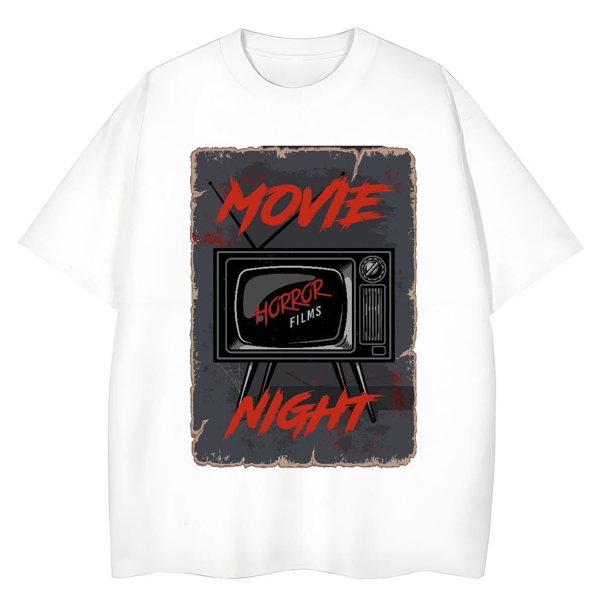 Designer T-Shirts for Men 100% Cotton 230g television Hip Hop Custom Anime Round Neck Short Sleeve Mens Tshirts Wholesale Clothings