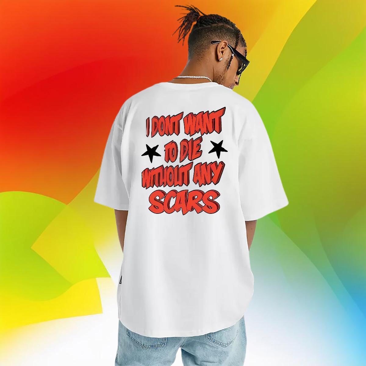 Classic Tshirts letter Hip Hop 230g 100% Cotton Clothes Breathable Brand Men T Shirts Custom Big Size