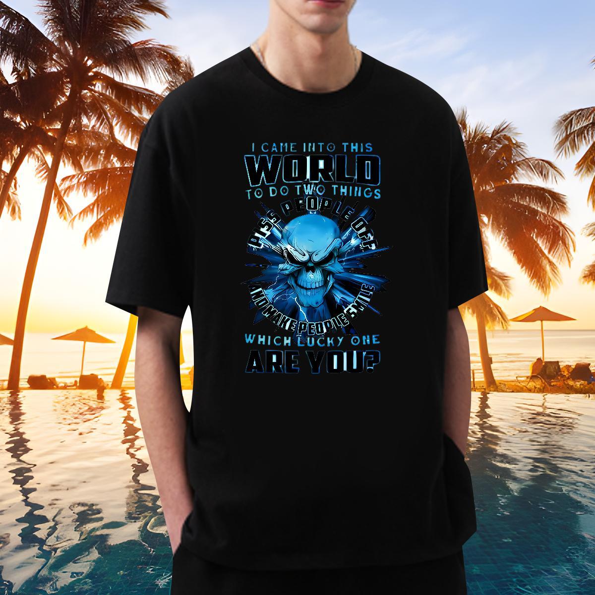 Cool T-Shirts 230g Pure Cotton skull Casual Daily Wear Custom Print Plus Size Crew Neck Breathable Men Tees Wholesale Tee Shirt