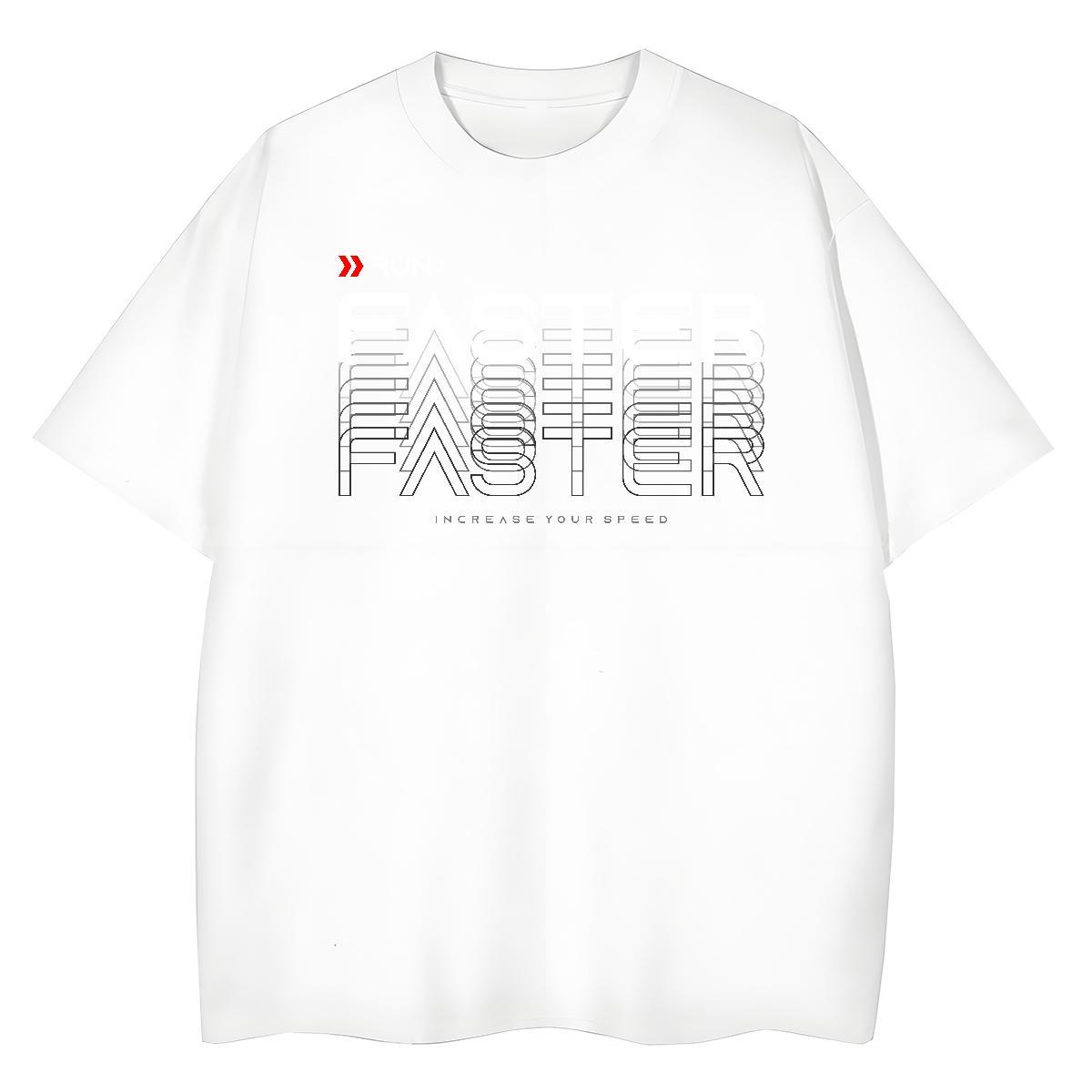 Unisex Woman Tshirt 100% Cotton 230g letter Street Wear T-Shirts for Women Breathable Soft Custom Printed Clothings