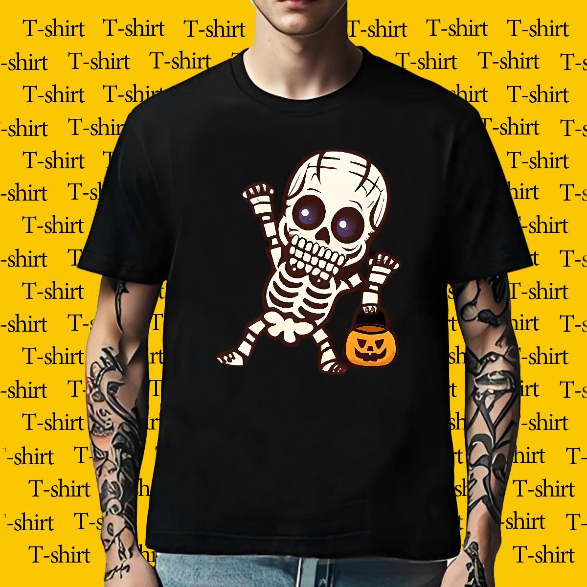 Cool T Shirts Men 230g 100% Cotton skull Casual Beach Customized Print O Neck Short Sleeves Men Clothes T-Shirt Classic Polos