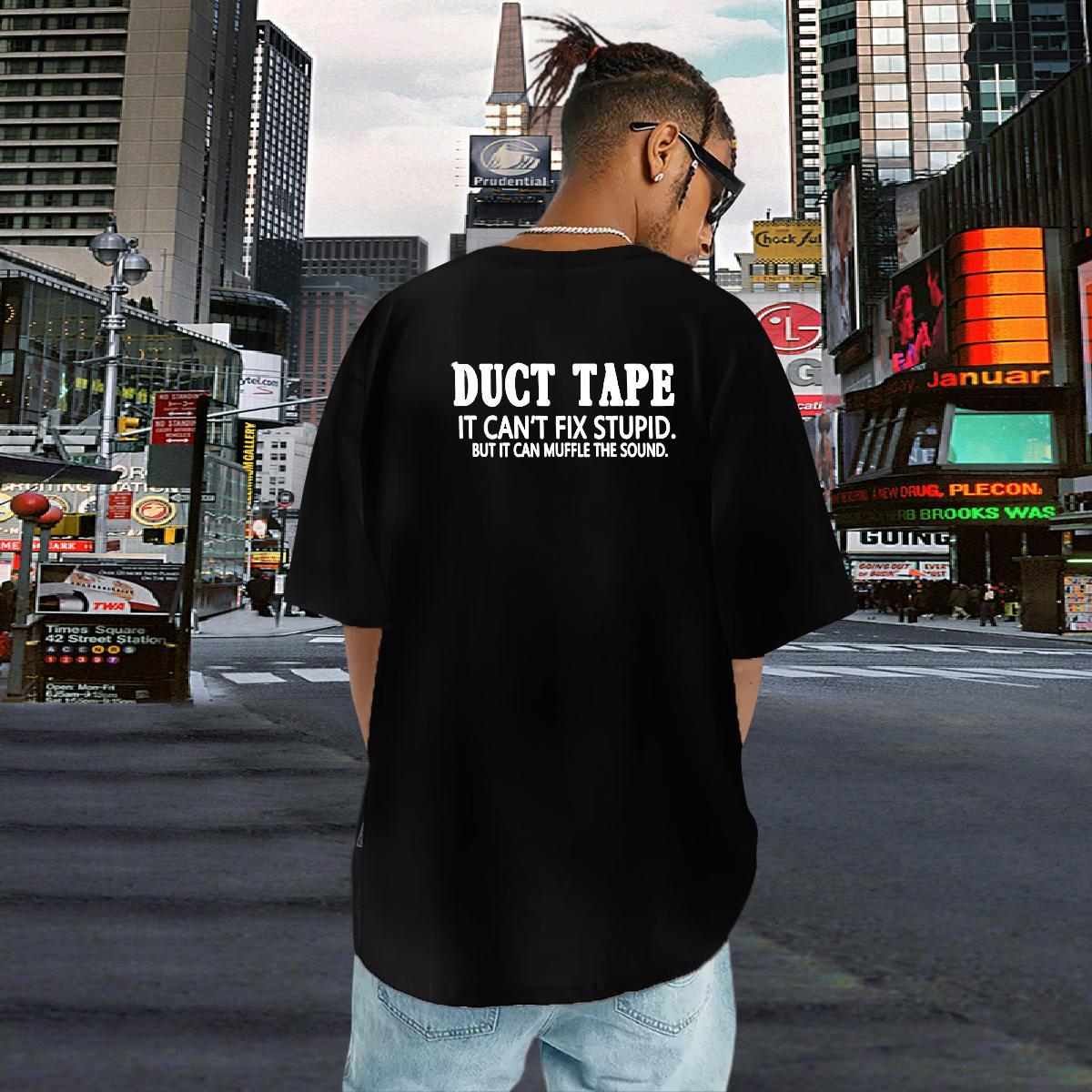 Popular T shirt 230g 100% Cotton letter Street Casual Asian Size Short Sleeve Soft Mens Tshirts Fashion New Tops