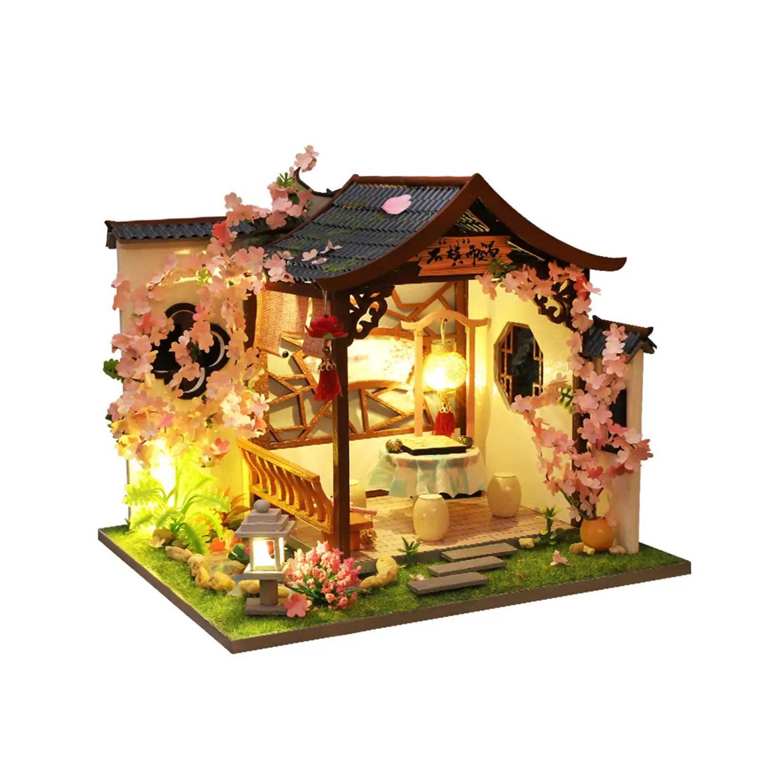 DIY Miniature Dollhouse with Accessories Creative Room Dollhouse Miniature DIY Mini House Kits for Children Kids Birthday Gifts M240824
