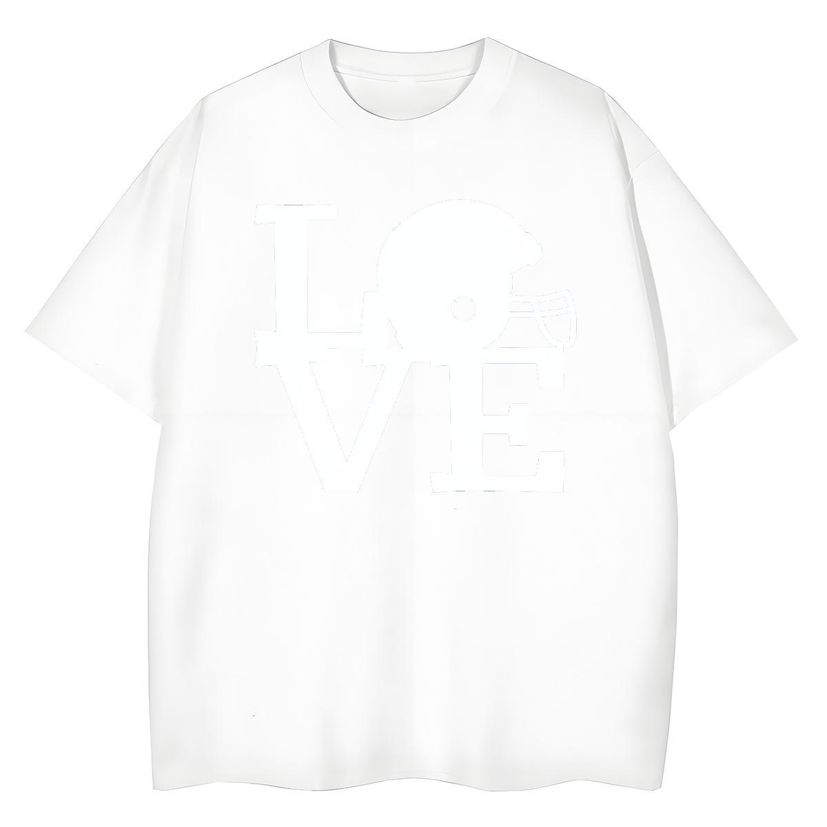Unisex Lady T shirt 230g Pure Cotton letter Street Casual Womens T Shirts O Neck Short Sleeves Custom Print Oversized Wear