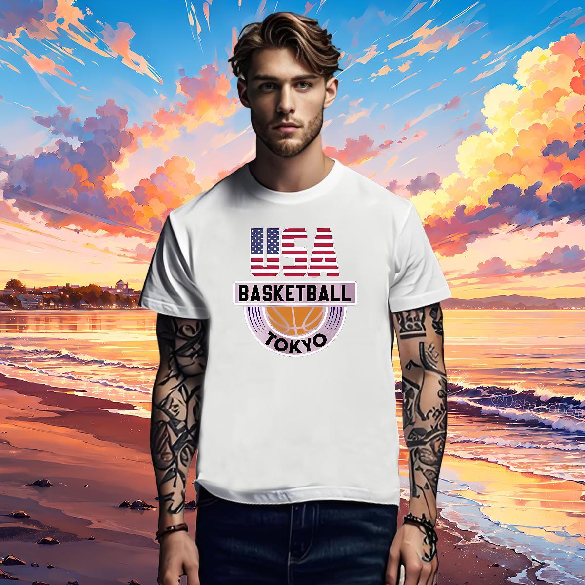 Loose Fit Men T Shirts 230g Cotton letter Summer Casual DIY Anime Breathable Crew Neck Tshirts Fashion Designer Tops