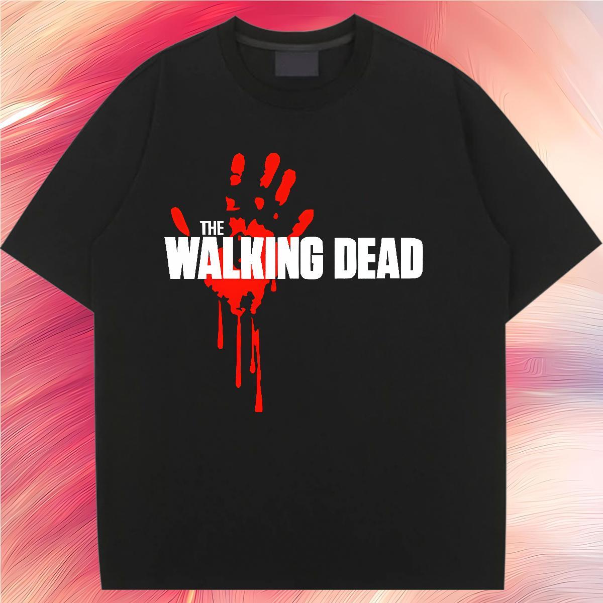 5A Women Tees 230g Pure Cotton scary Casual Sport T shirt Short sleeve Soft DIY Printed Polos