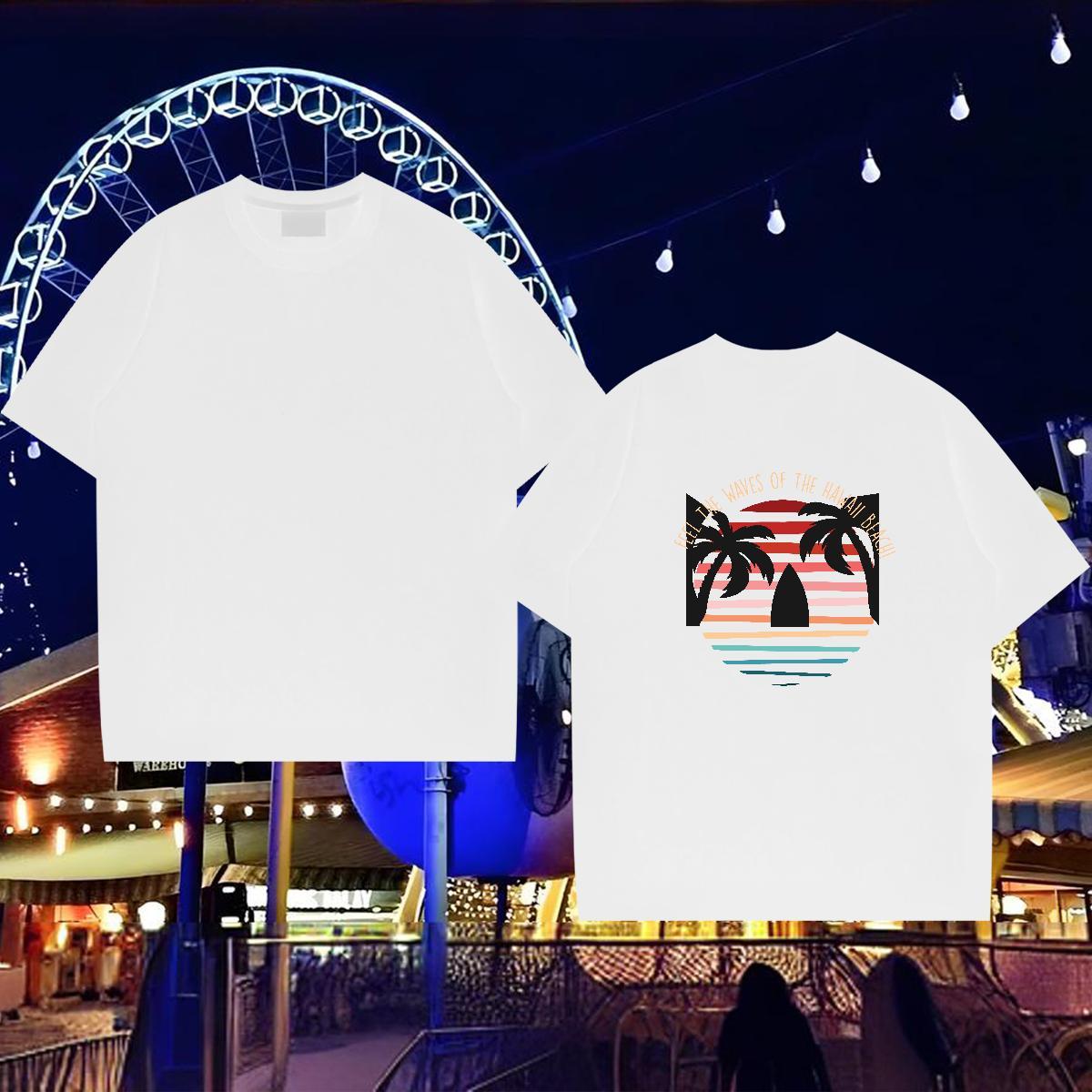 High Quality T Shirts Men 100% Cotton 230g beach Daily Outfit Oversized 4XL O-Neck Short Sleeve Men Tees Fashion Designer Tees Shirts