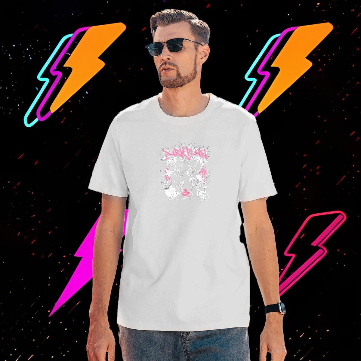Brand T shirt 230g 100% Cotton skull Street wear Hip Hop Oversized 3XL 4XL Breathable Short Sleeve Tshirt for Man Woman Fashion Tops Tees