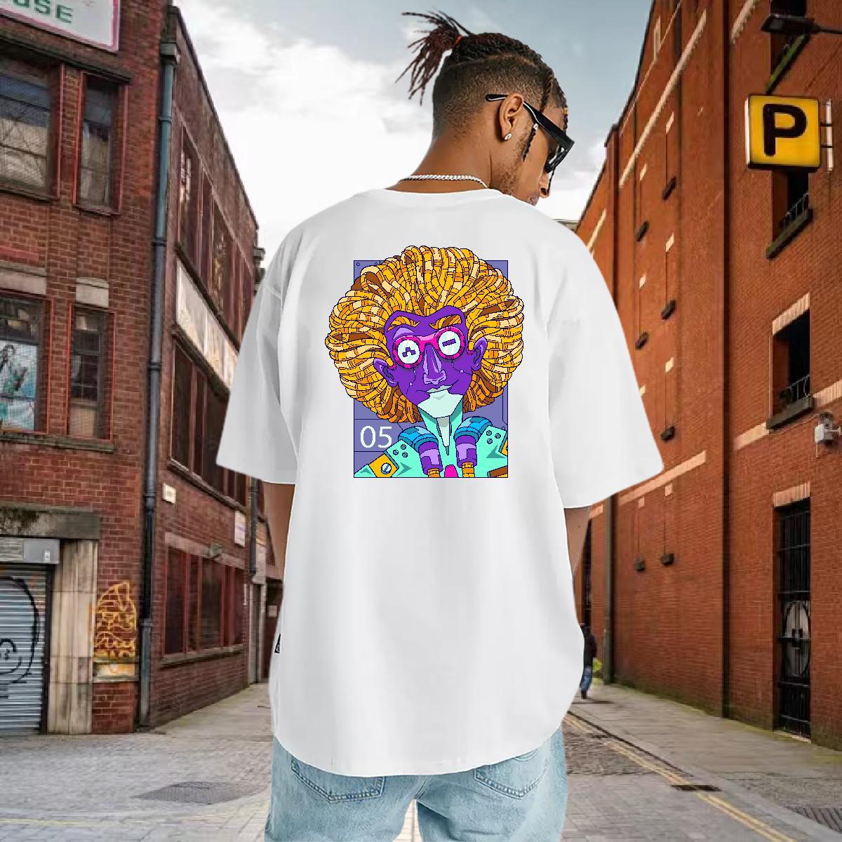 Cool Design Men T Shirts 100% Cotton 230g portrait Sports Casual Customized Print Breathable Soft Men Tshirts DIY Customized Tops Tees