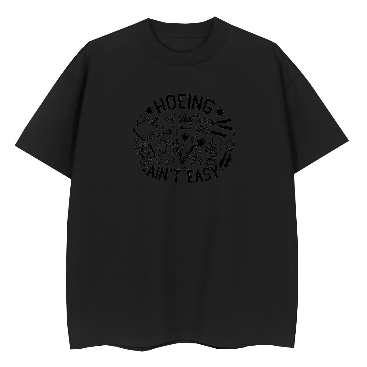 Soft Woman Tshirt 100% Cotton 230g letter Casual Beach Woman T Shirts Short sleeve Soft Anime Print Clothes