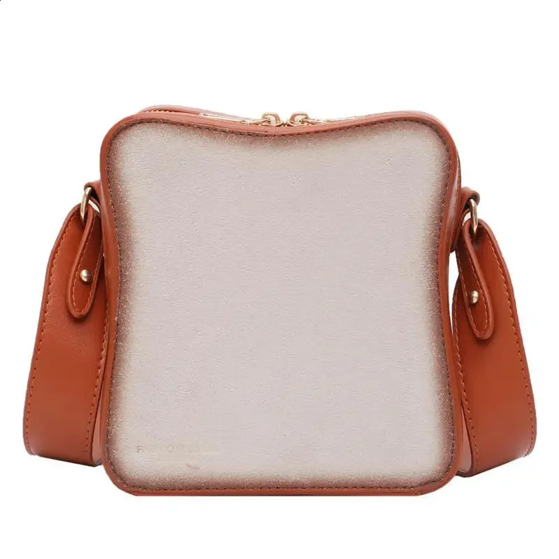Women Shoulder Bag Bread Shape Flap Ladies Crossbody Simple Cute Purses And Handbags 240824Z