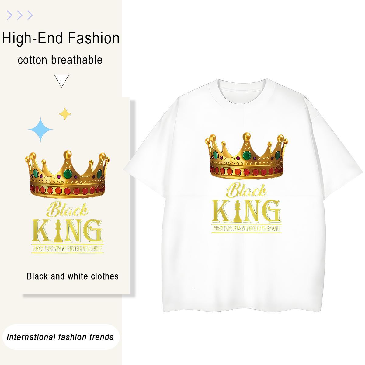 Loose fit Womens Tshirts 230g 100% Cotton letter Hip Hop T Shirts Women Breathable Crew Neck DIY Printed Clothes