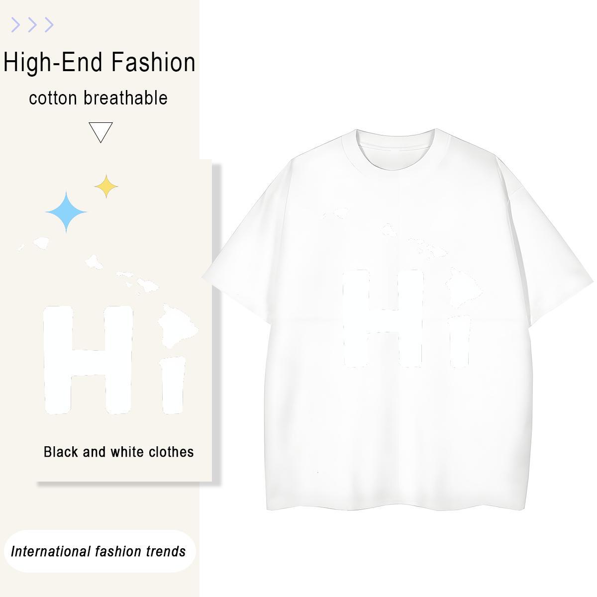 Designer Nice Unisex Tshirts 100% Cotton 230g letter High Street Hip Hop Woman T Shirts O Neck Short Sleeves Floral Print Polos