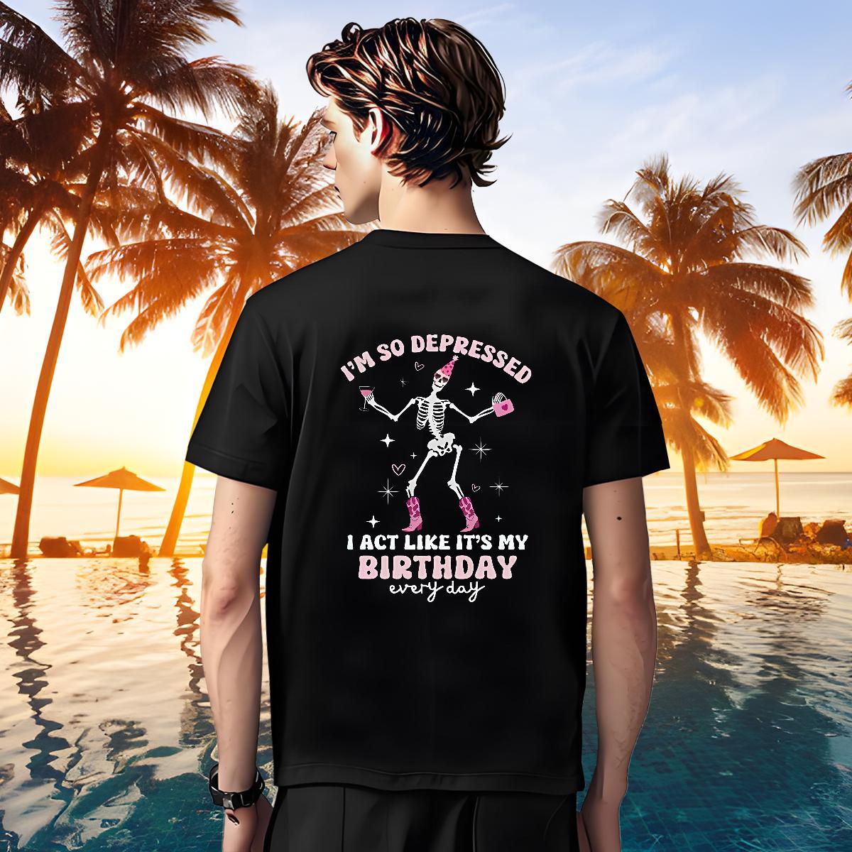 Designer Men T Shirts 100% Cotton 230g skull Spring Summer Black White Pure Cotton Men Tees Wholesale Clothings