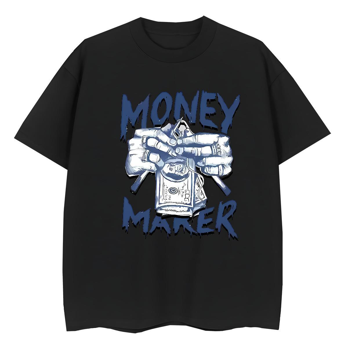 Loose Fit T Shirts Men 100% Cotton 230g hands Daily Wear Plus Size Cartoon Short Sleeve O-Neck Men Clothes T-Shirt 2024 DIY Tees