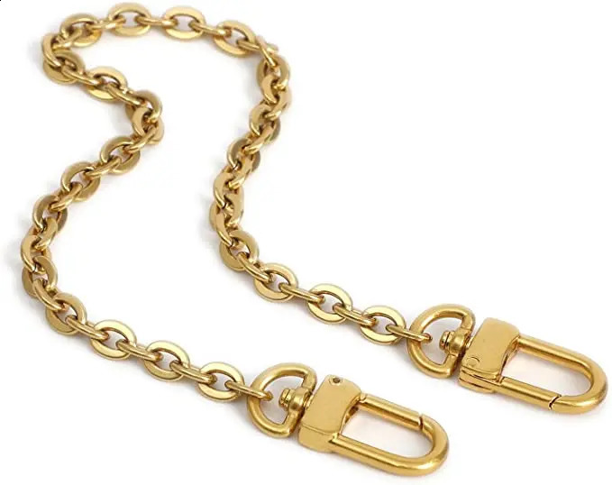 O shape metal chain purse 06CM 6MM Chains Shoulder Crossbody Strap Bag Accessories Charm 240824