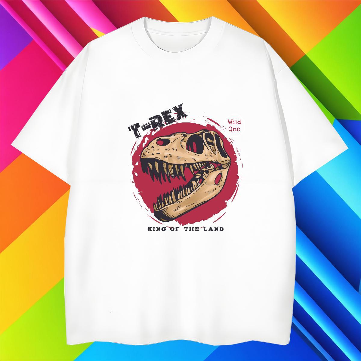 High Quality T shirt 100% Cotton 230g skull Home Outdoor Custom Printing Crew Neck Breathable Tshirt for Man Woman Fashion Casual Clothings