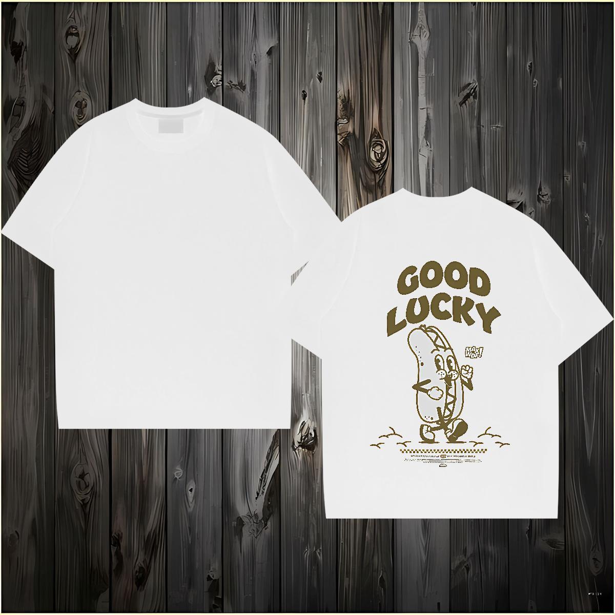 Free Shipping T-Shirts 100% Cotton 230g letter Beach Custom Big Size Breathable Short Sleeve Men Tees Casual New Tops Shirt