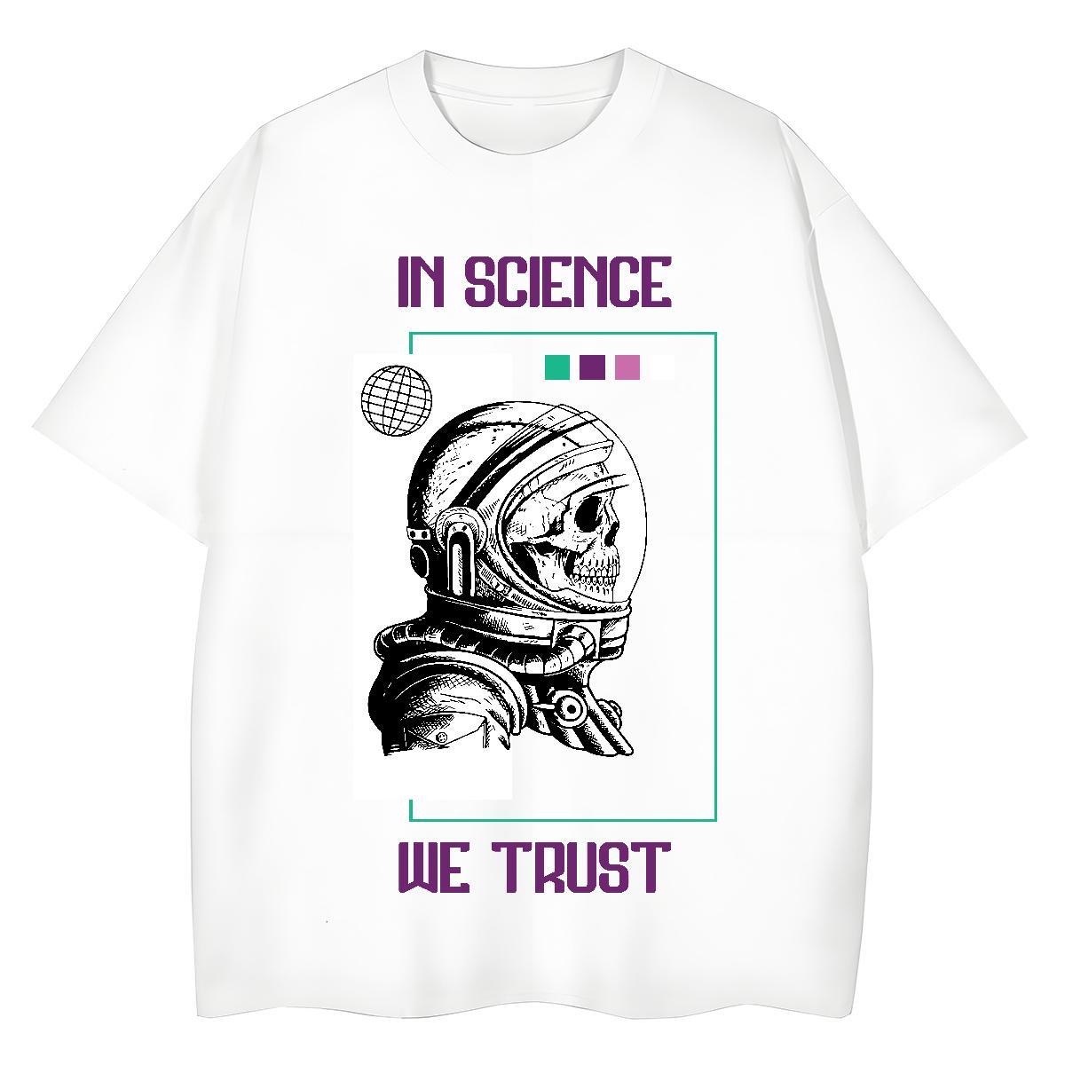 Popular Women Tshirts 230g Pure Cotton universe Outdoor Women T Shirts Breathable Customized Print Clothes
