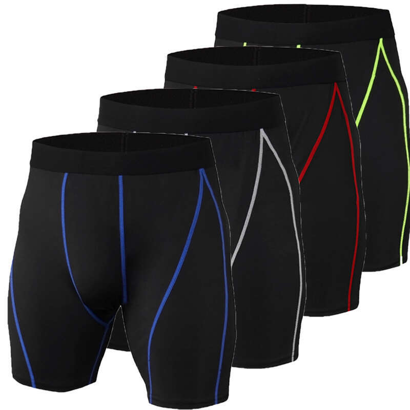 Men's Compression Men Summer Skinny Tights Quick Dry Male Training Sport Shorts Jogging Gym Fiess Running Short Pants