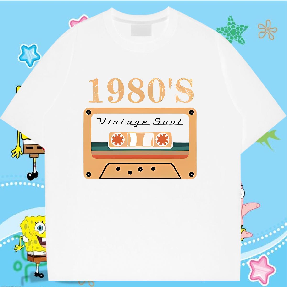 Loose Lady T shirt 100% Cotton 230g letter Daily Wear Women T Shirts Breathable Crew Neck White Plus Size Tees