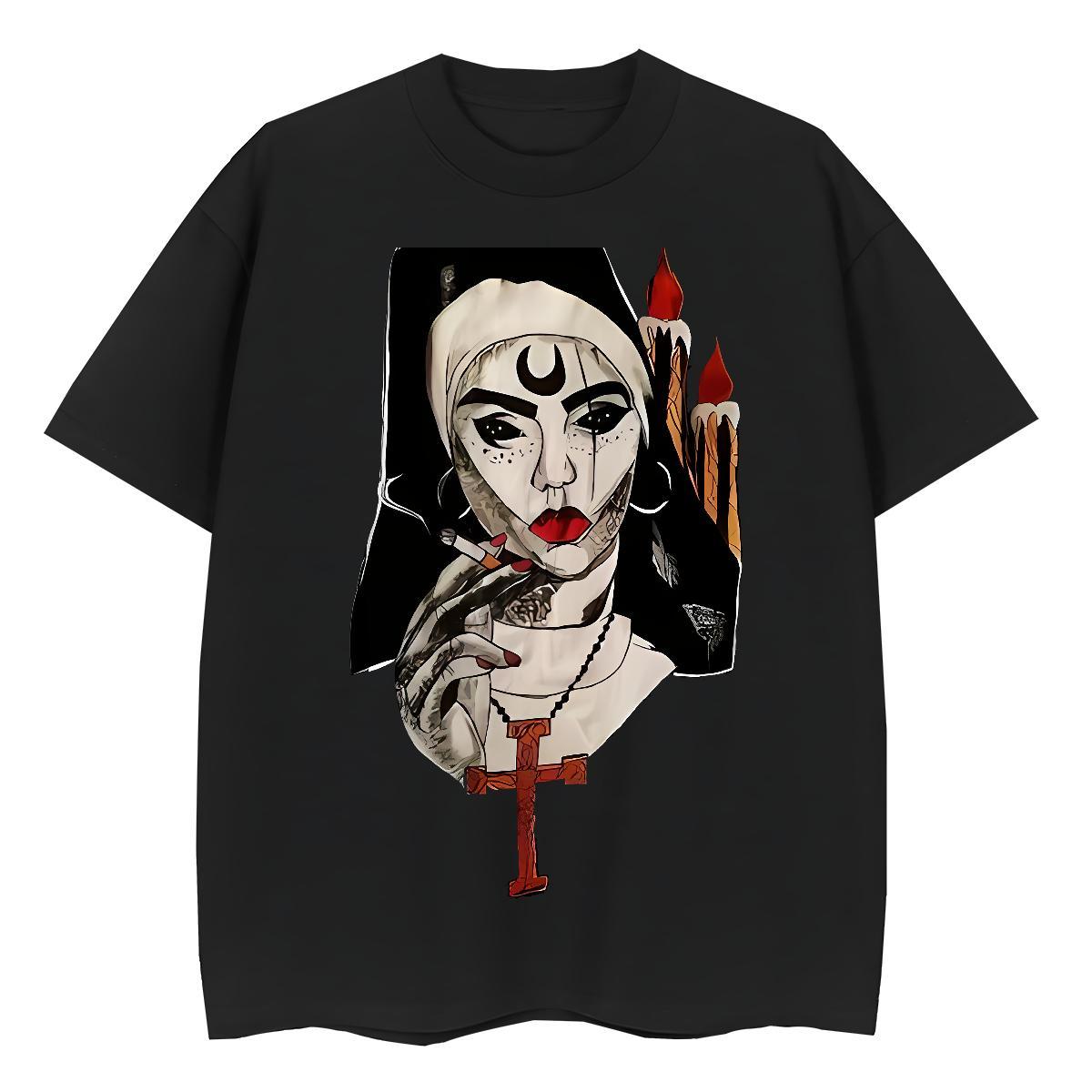 Designer Couples T Shirts 230g 100% Cotton cross Daily Wear T Shirts Women Crew Neck Custom Print Plus Size Clothings