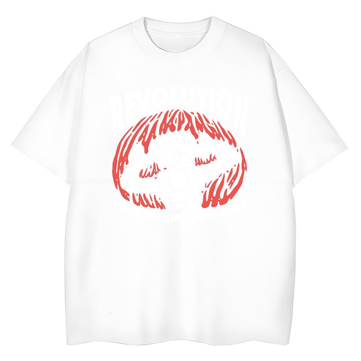 Comfortable Couples T Shirts 100% Cotton 230g monogram Street Wear Womens T Shirts Breathable Soft Black White Clothings