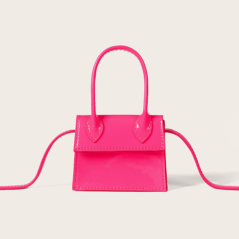 Versatile and fashionable decorative PU leather small shoulder bag