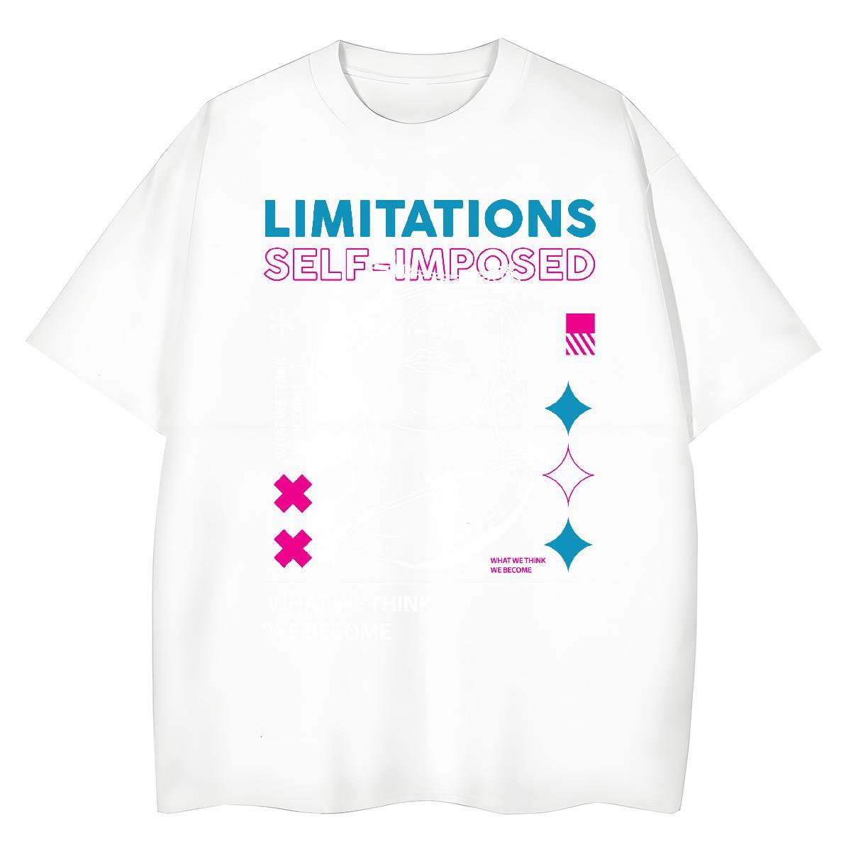 Nice Tshirt for Man Woman 100% Cotton 230g limitation Summer Casual T-Shirts O Neck Short Sleeves Anime Tees Shirts