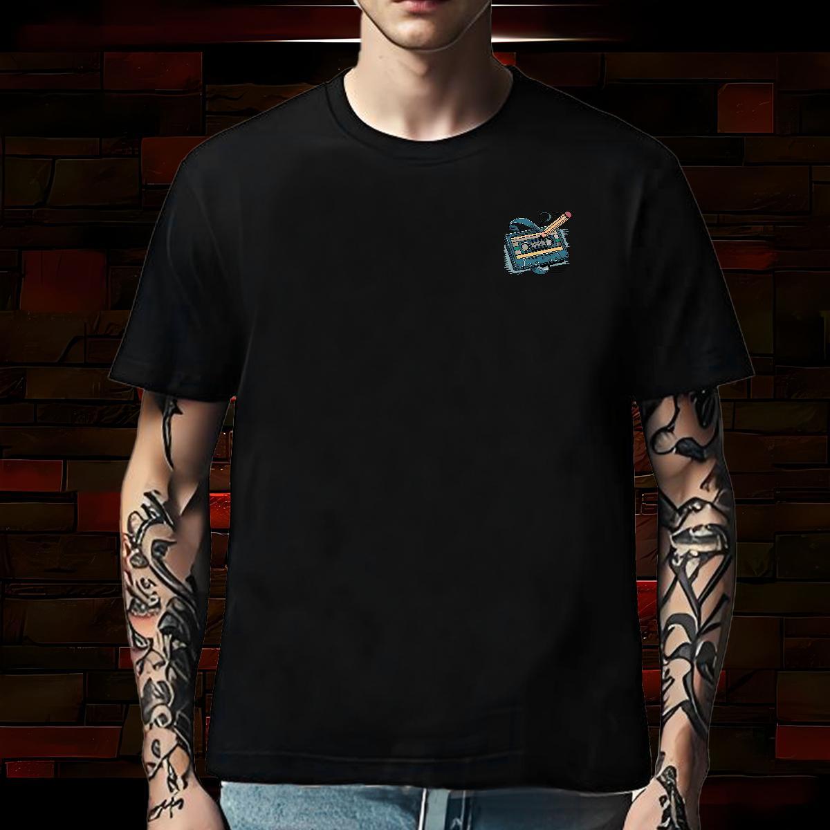 Designer Fashion Tshirt for Man Woman radio Outdoor 230g Pure Cotton Tees Shirts Breathable Crew Neck Soft Men T Shirts Custom Print Plus Size