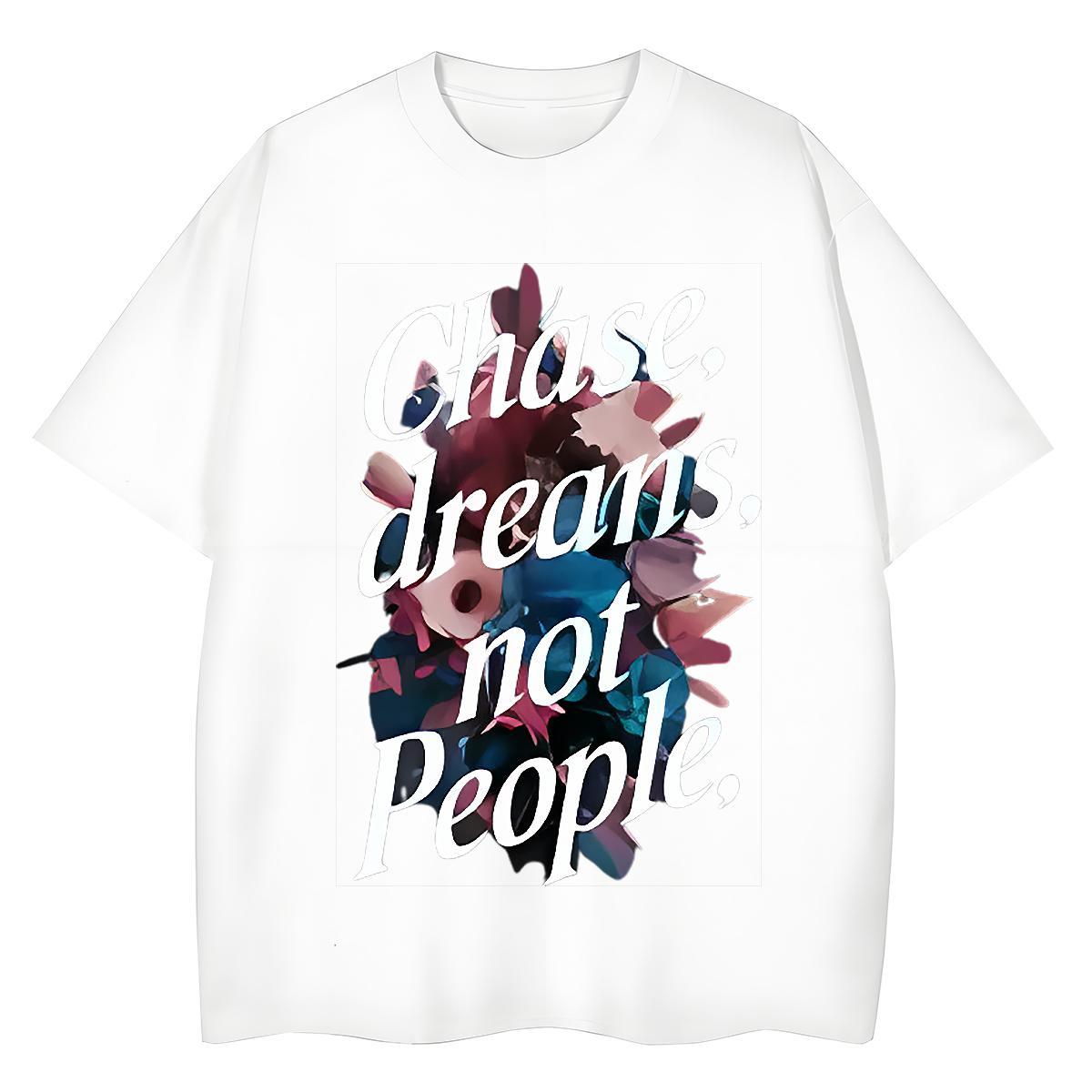Popular T Shirts Men 230g Pure Cotton letter Street Casual Custom Anime Breathable Soft Tshirt for Man Woman Classic Casual Tshirts