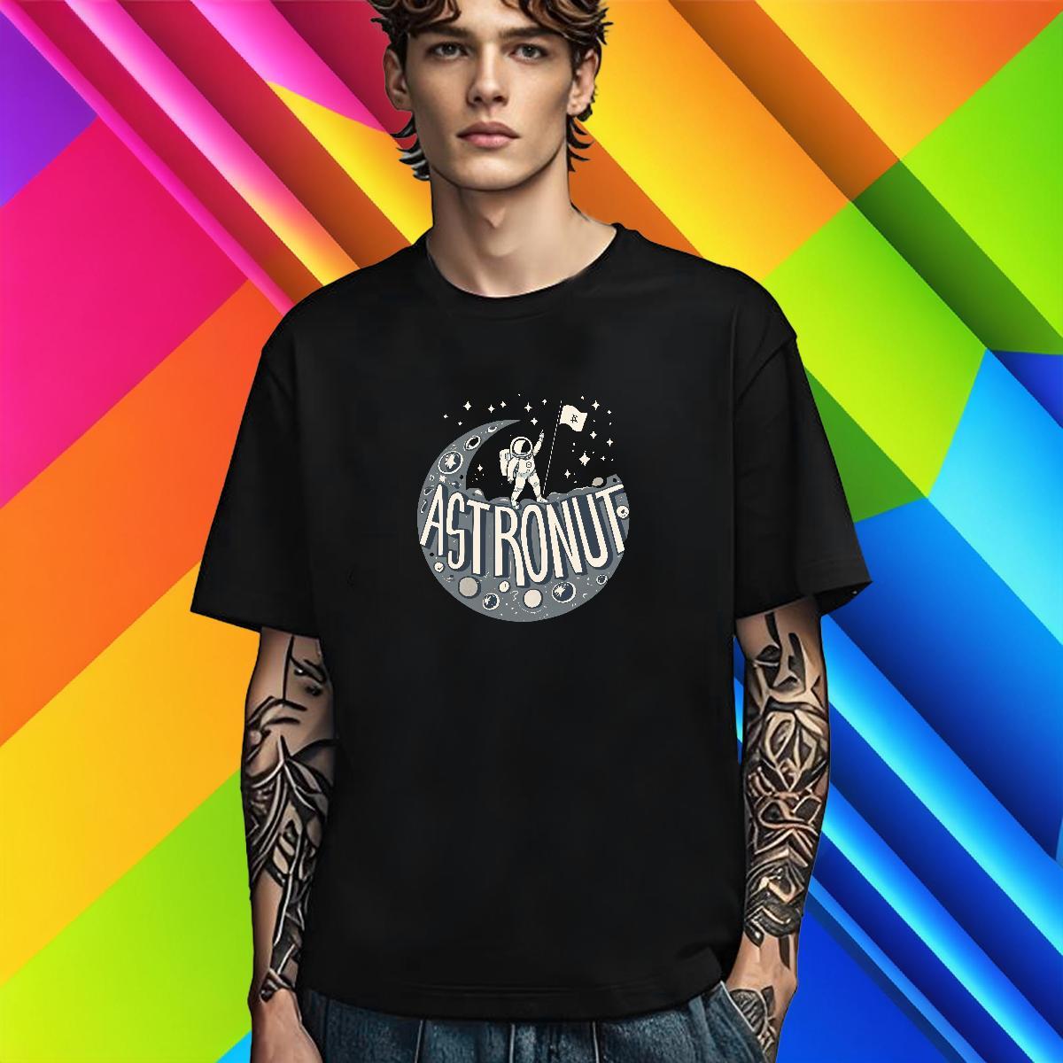 Designer T Shirts Men 230g Cotton spaceman Street Wear Oversized 3XL 4XL Short Sleeve Soft Mens Tshirts New Arrival Tees